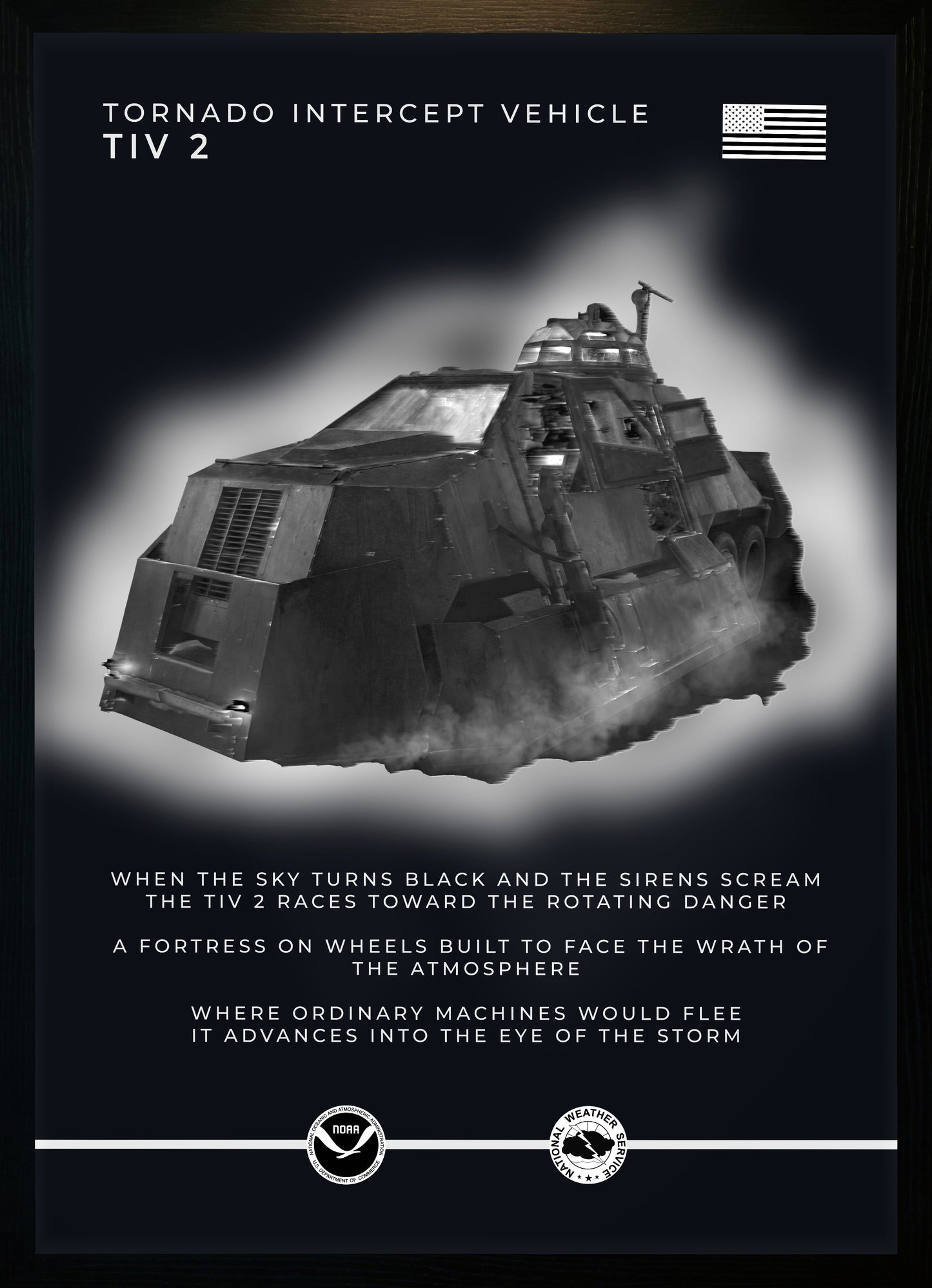 TIV 2 Tornado Interceptor Print | Storm Chaser Poster