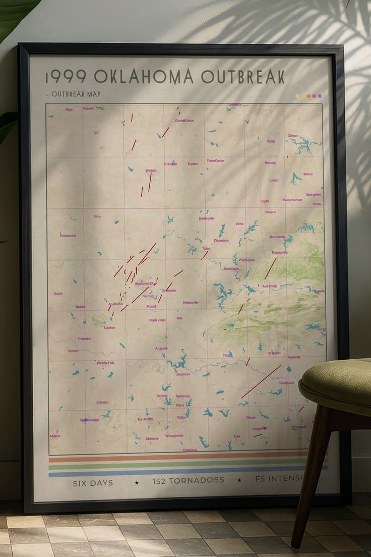 1999 Oklahoma Outbreak Print