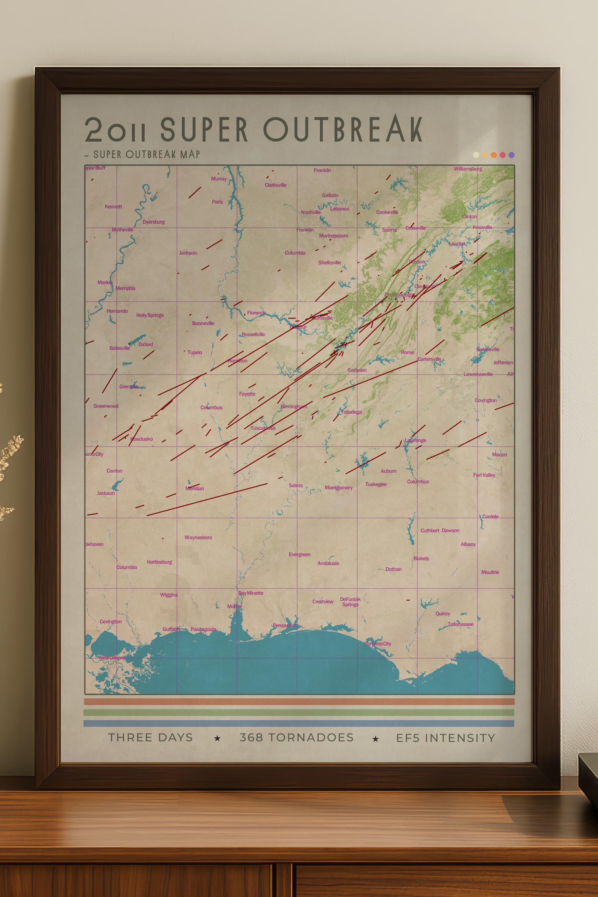 2011 Super Outbreak Print