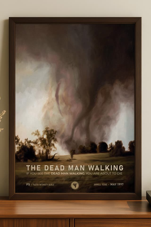 'Dead Man Walking' Jarrell Tornado Print