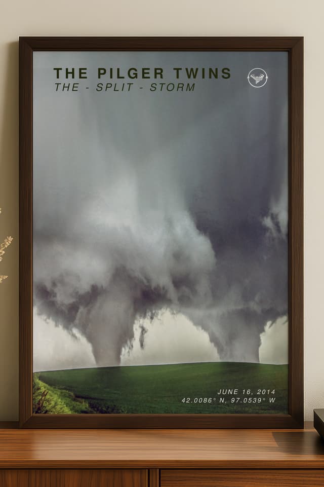 Pilger Twin Tornadoes 2014 Print
