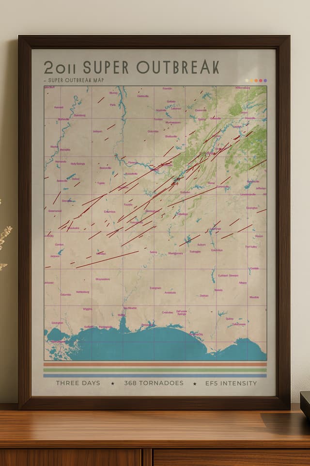 2011 Super Outbreak Print