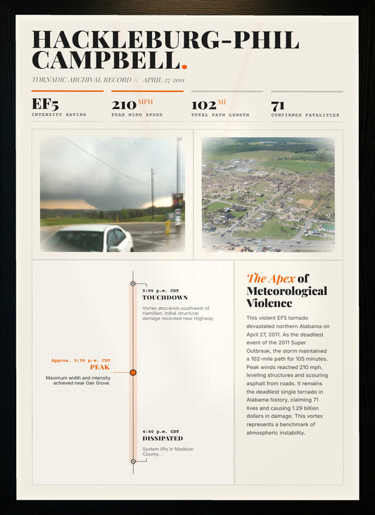 Hackleburg-Phil Campbell Tornado Print (2011)