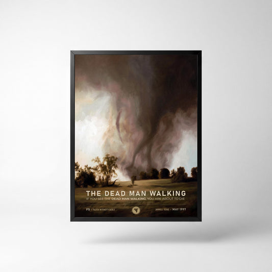 Jarrell "Dead Man Walking" Tornado Print (1997) — 18" x 24" Unframed Print Front