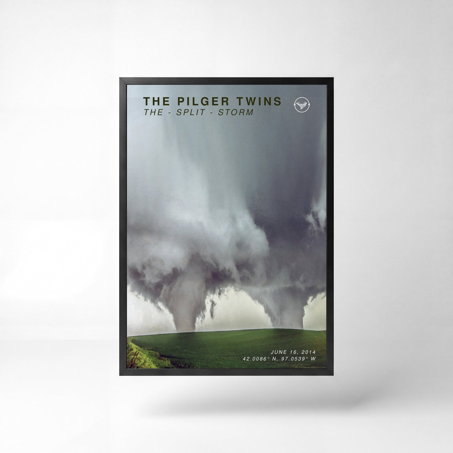 Pilger Twin Tornadoes Print (2014) — 24" x 36" Unframed Print Front