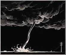 Wire tornado: a very thin, almost straight thread of cloud reaching the ground