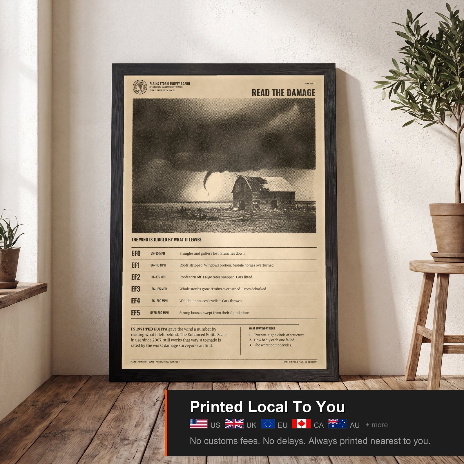 EF Scale Tornado Chart, view 2