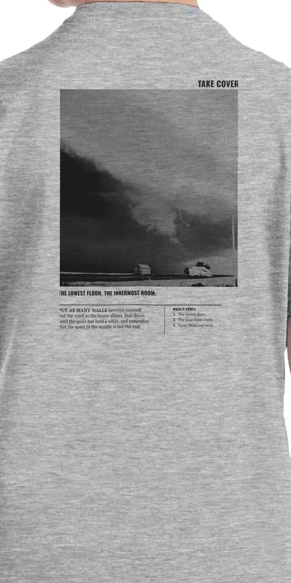 Kids Take Cover Tornado T-Shirt